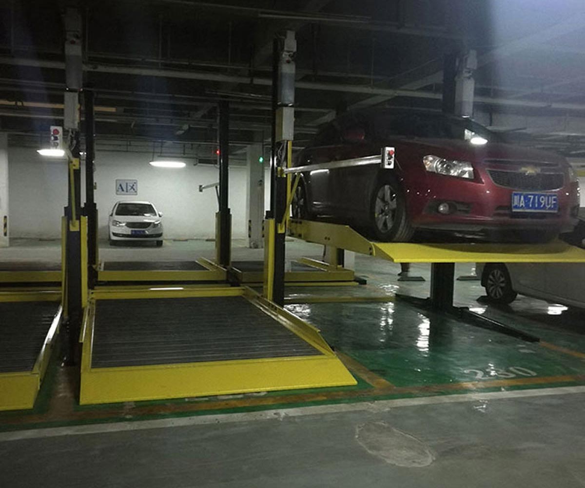三層升降橫移立體車庫停車設(shè)備出租