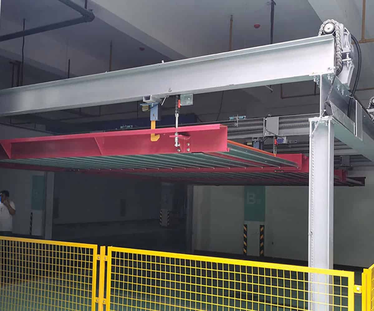 湖南二層簡易類機械停車設備回收
