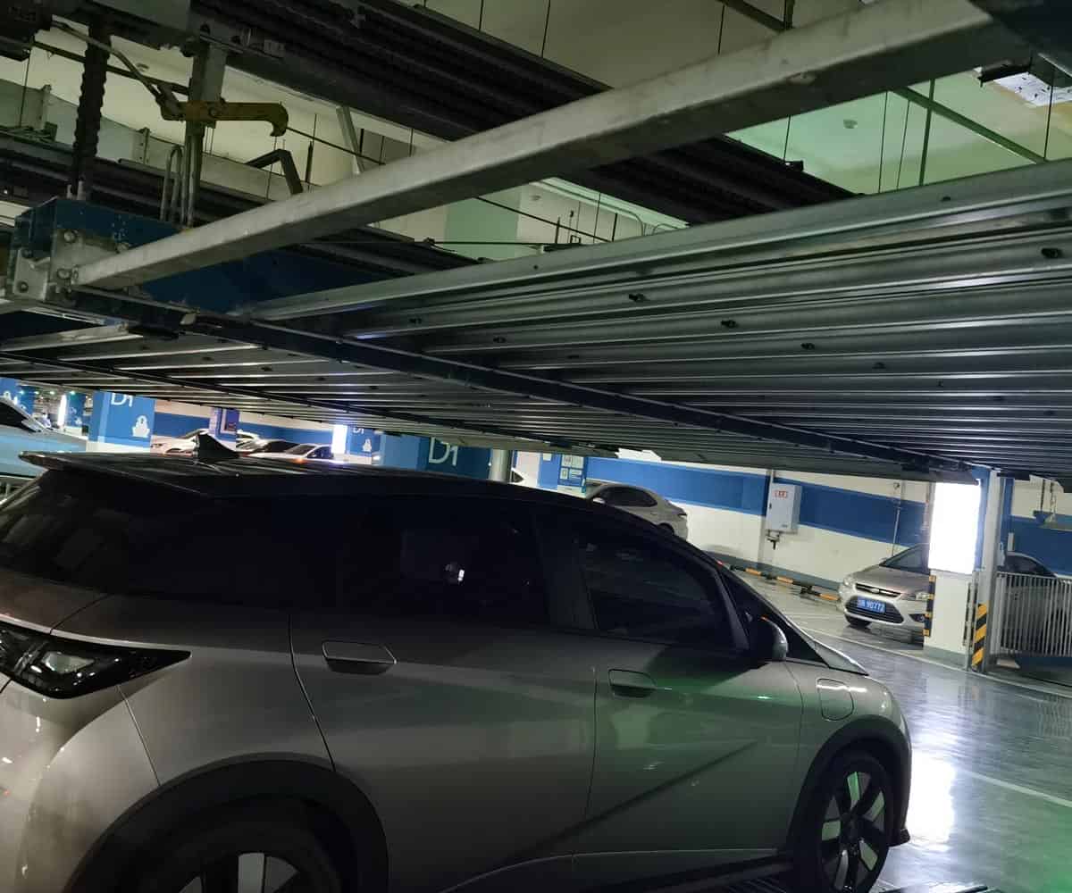 綦江PSH左右橫移機械式立體車庫回收