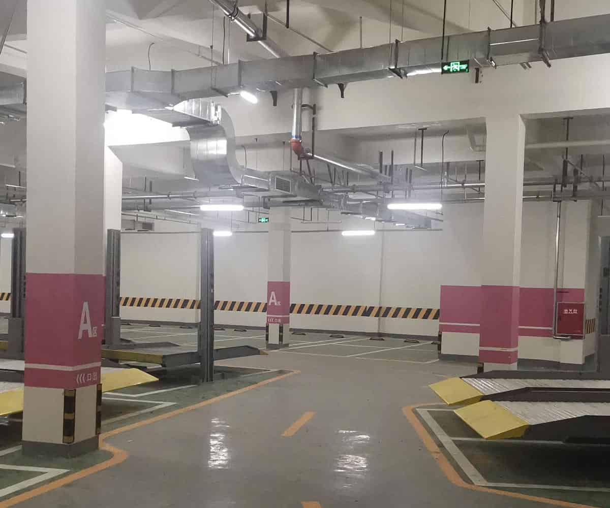 重慶兩柱簡易式機械停車場安裝