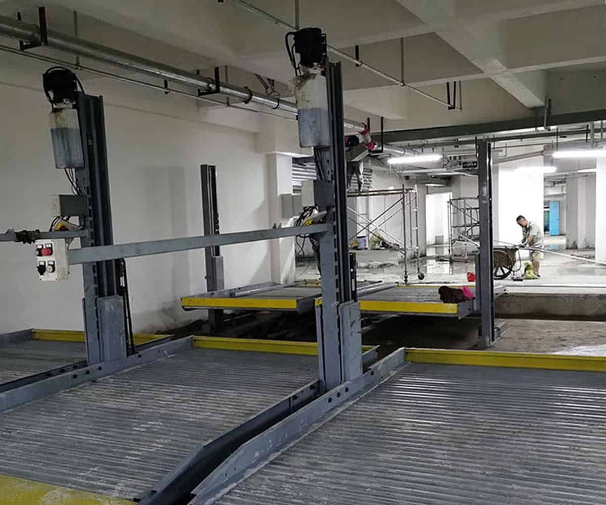 永川兩柱式機(jī)械式停車(chē)設(shè)備改造