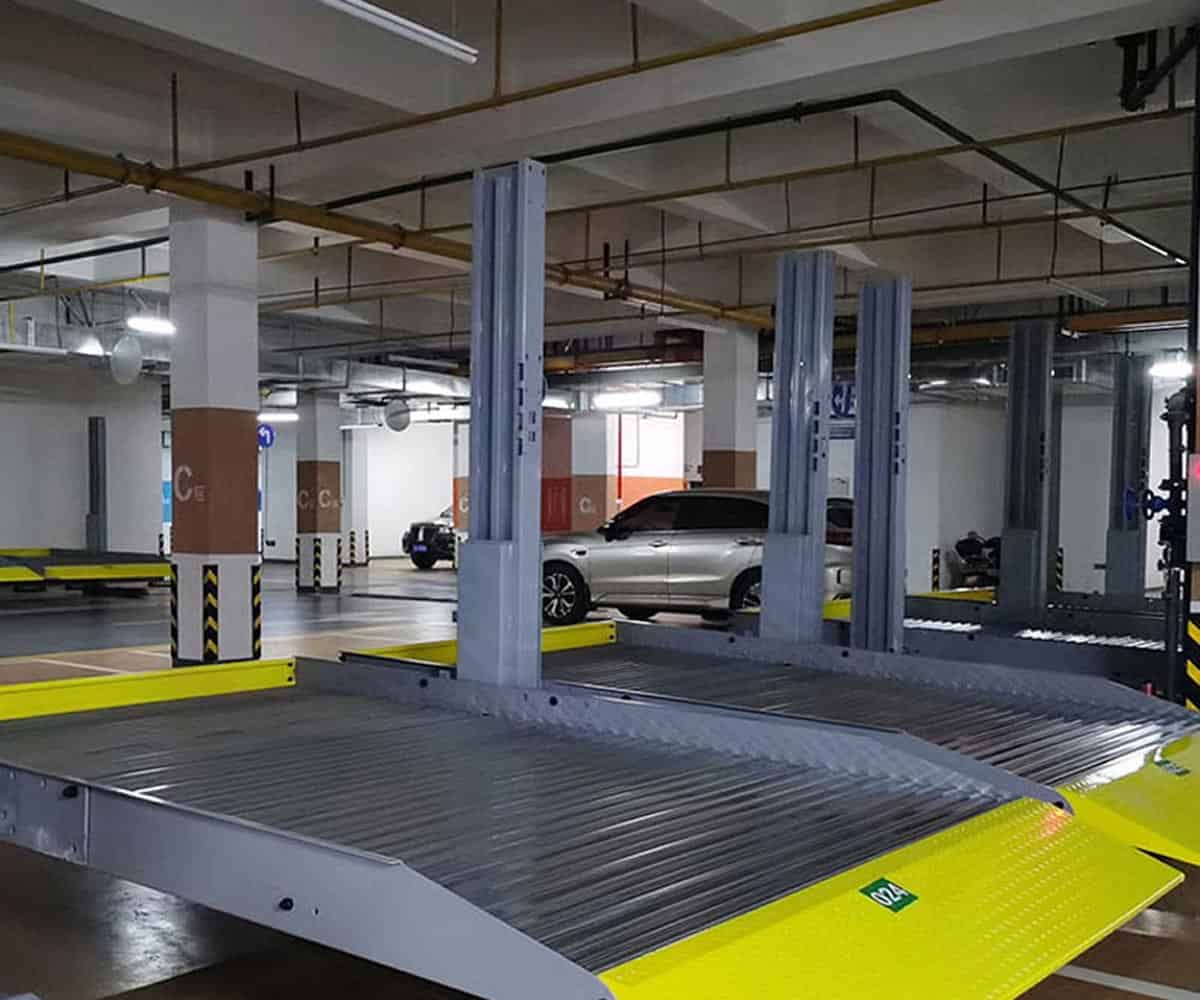 重慶雙層升降平移機械式停車庫短租