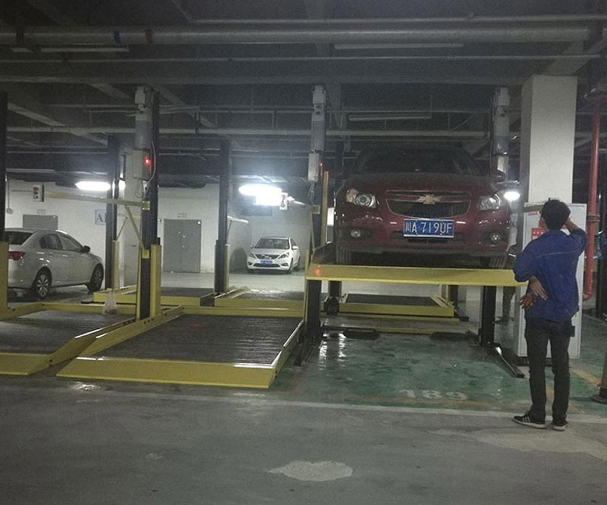 簡易升降式立體車庫停車設(shè)備改造