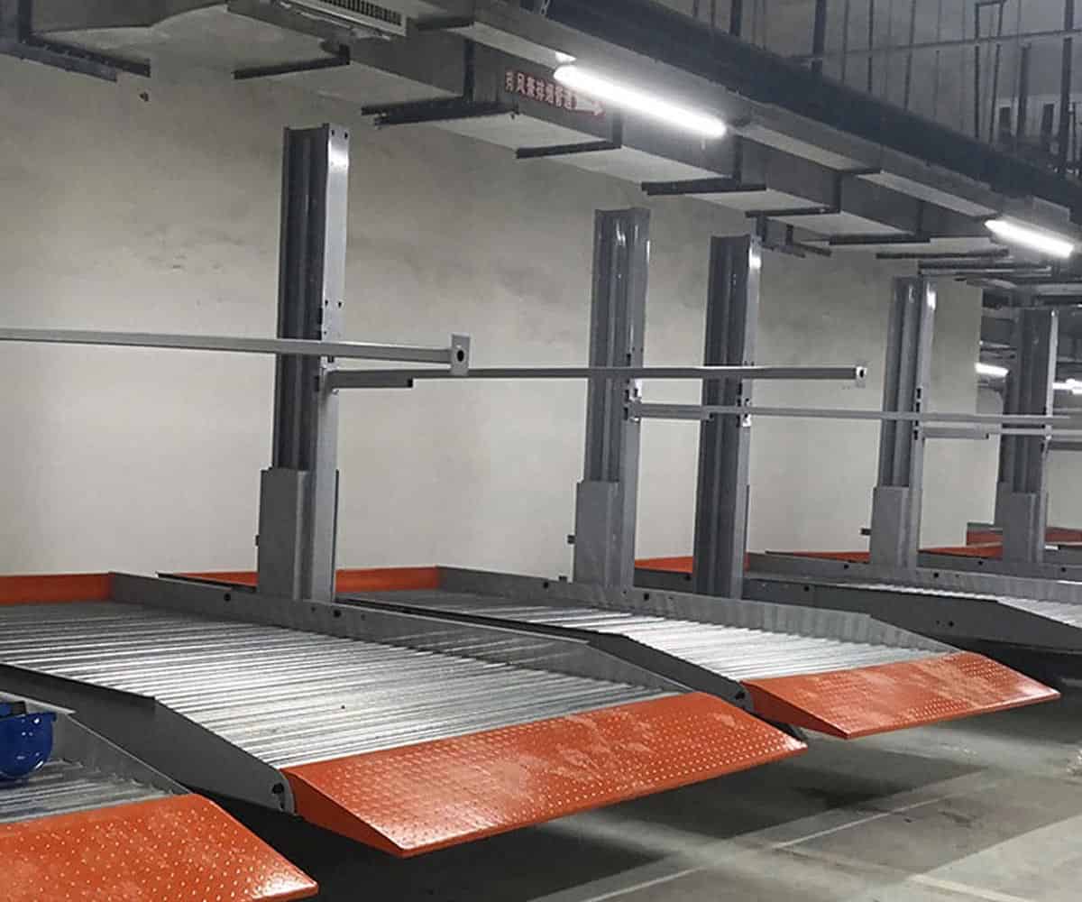 奉節雙層升降橫移機械車庫過驗收