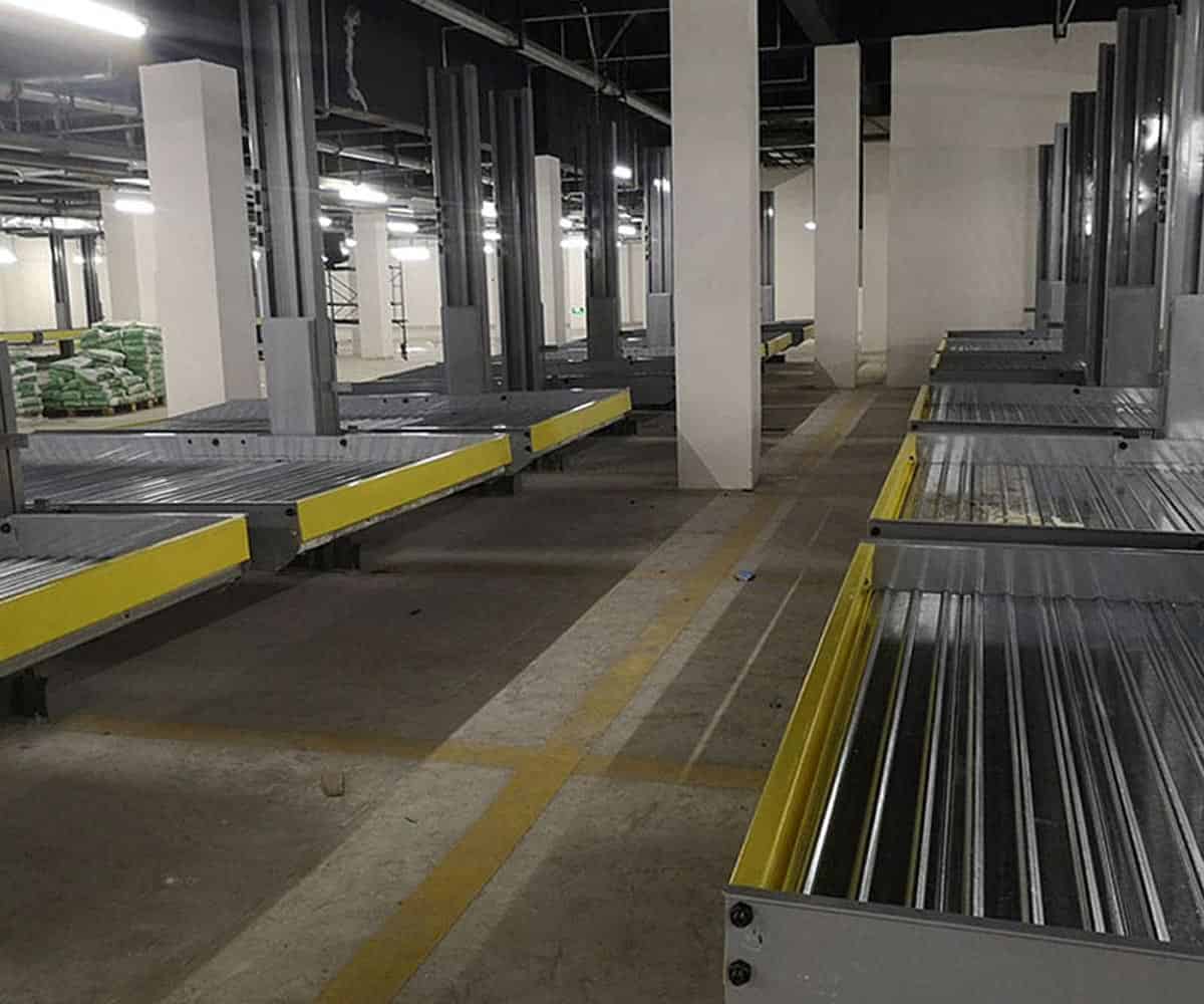 巴南雙層升降式機械式停車位拆除