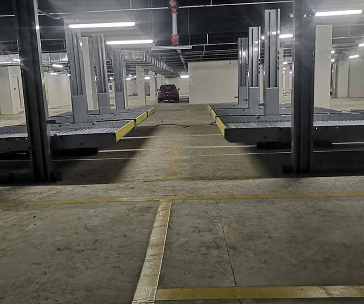 石柱機械立體車庫的自動開關門怎么運作