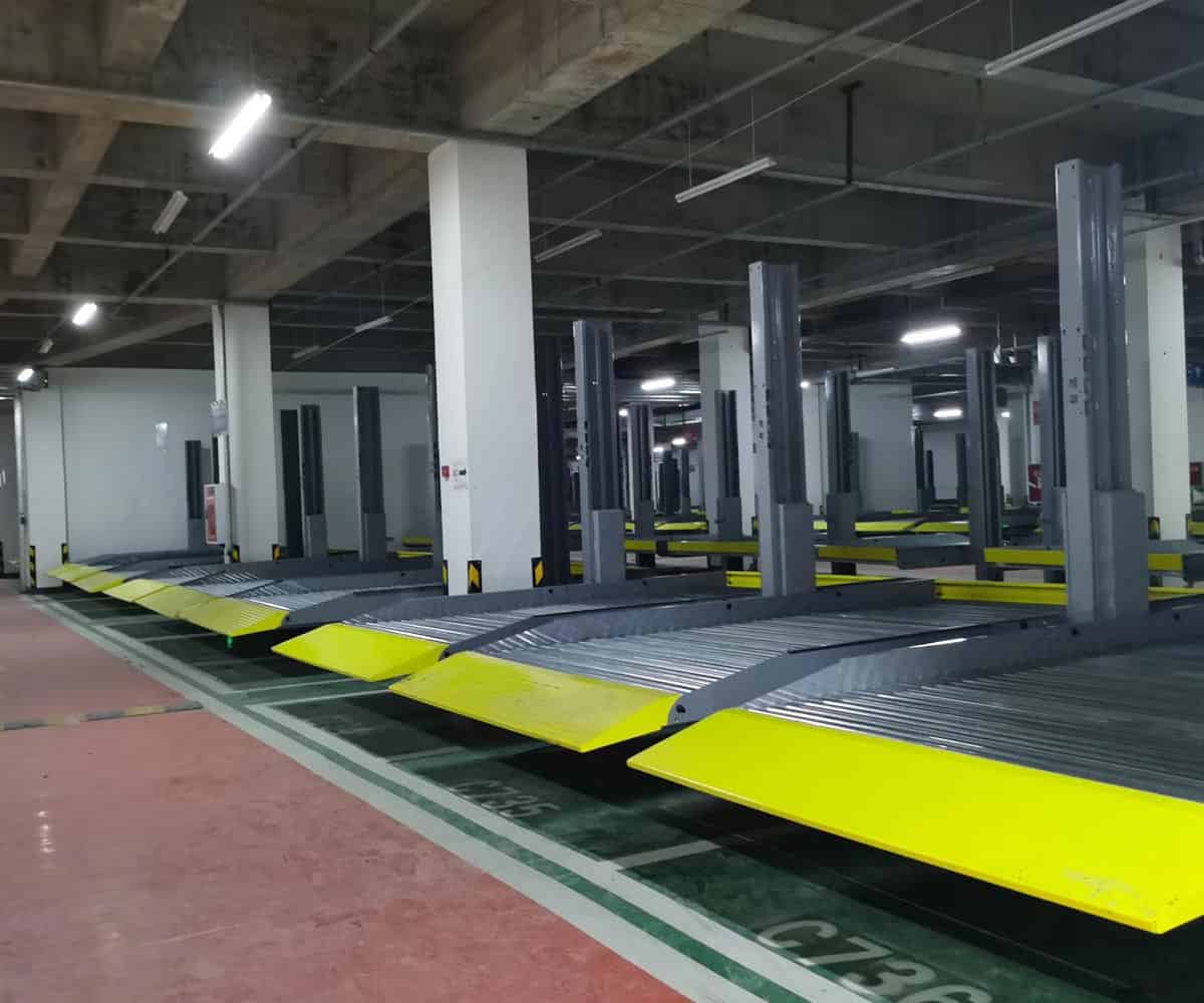 彭水機械立體車庫和平面車庫的對比