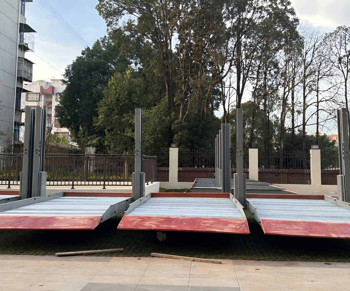 港口簡易升降機械式立體車庫窄了能加寬嗎？
