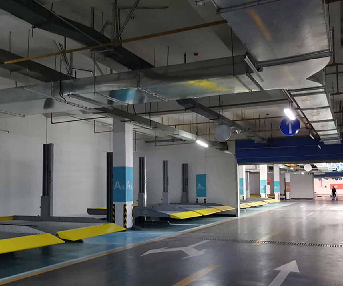 甘洛立體車庫停車場的綠化能為大家更好的保護車輛