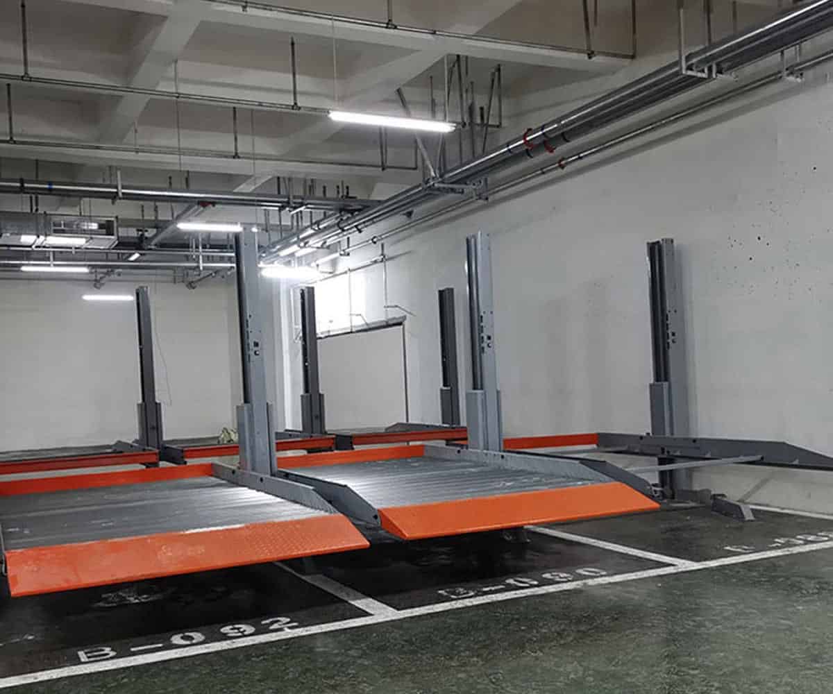渝中升降橫移式立體車庫的工作原理