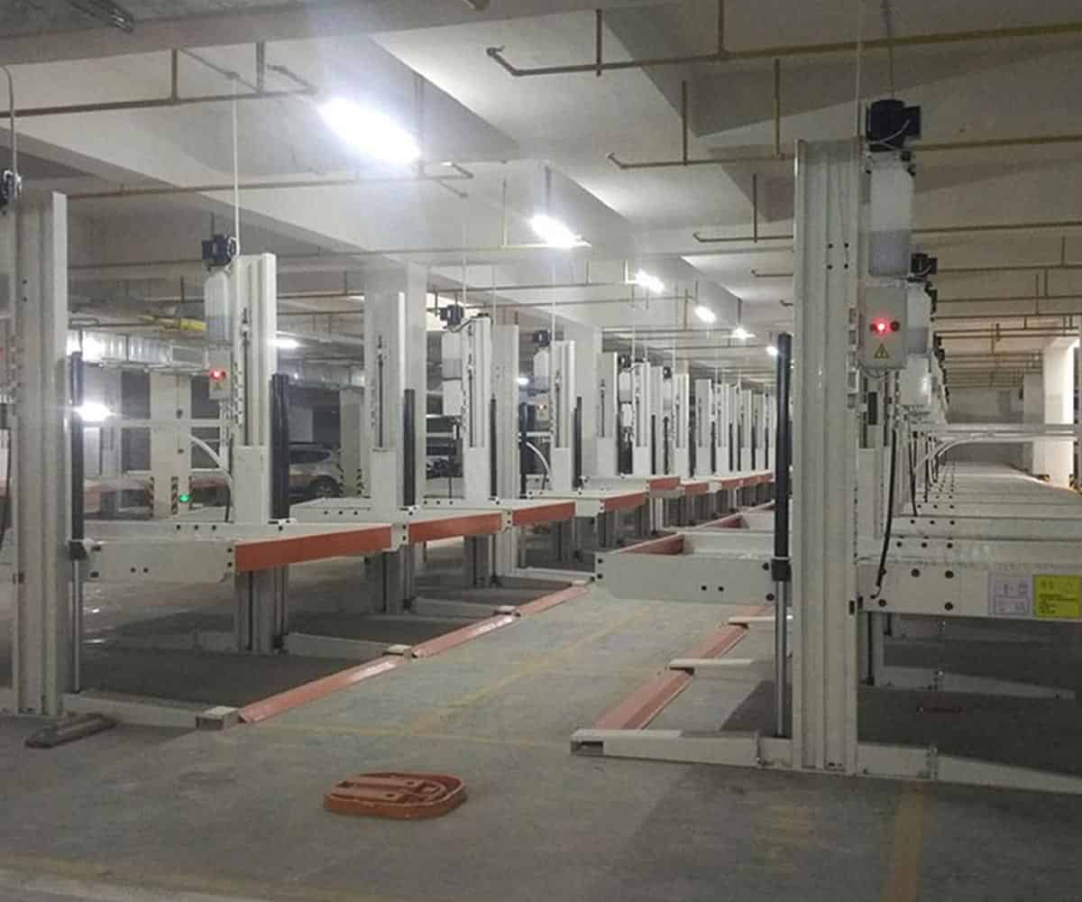 京山立體車庫的自動開關門的使用