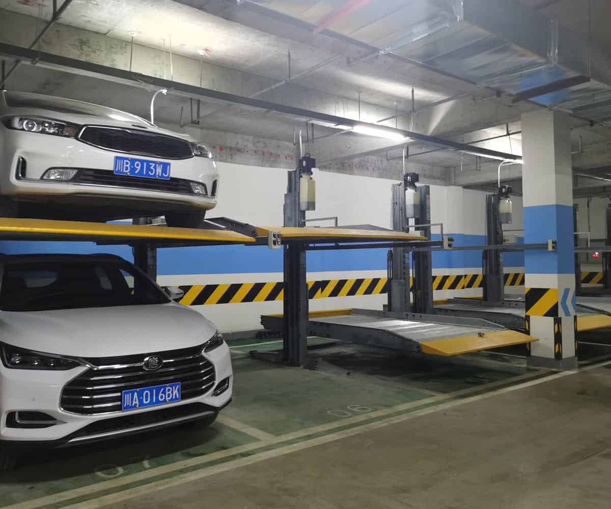 廣西2層升降式停車庫