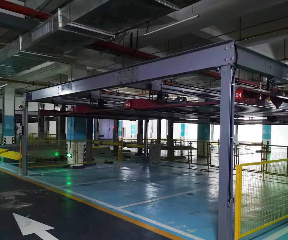 二層簡易升降機械式停車庫