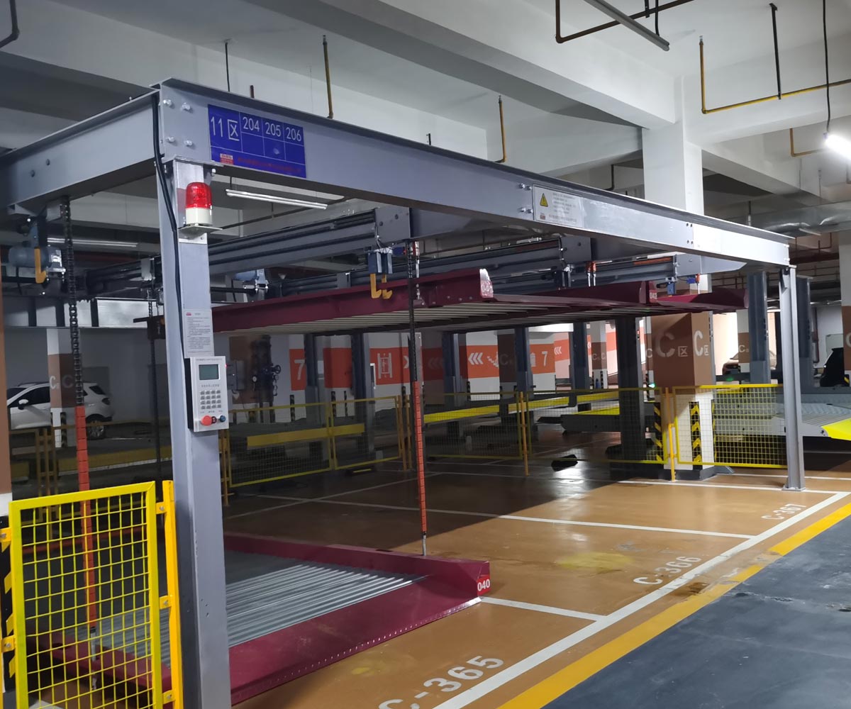 兩層簡易升降機(jī)械立體停車設(shè)備