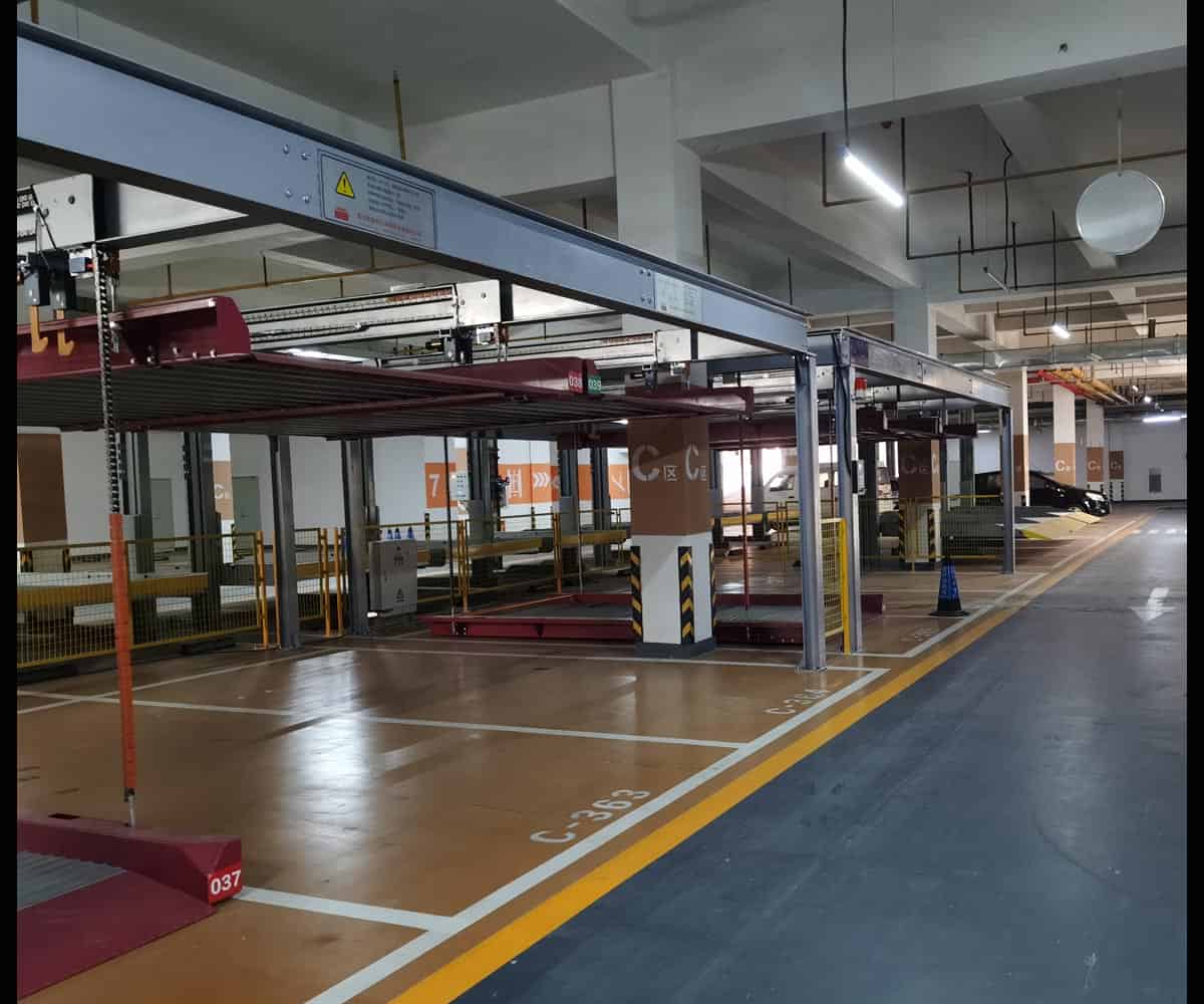 巴南兩柱簡易升降類立體停車場