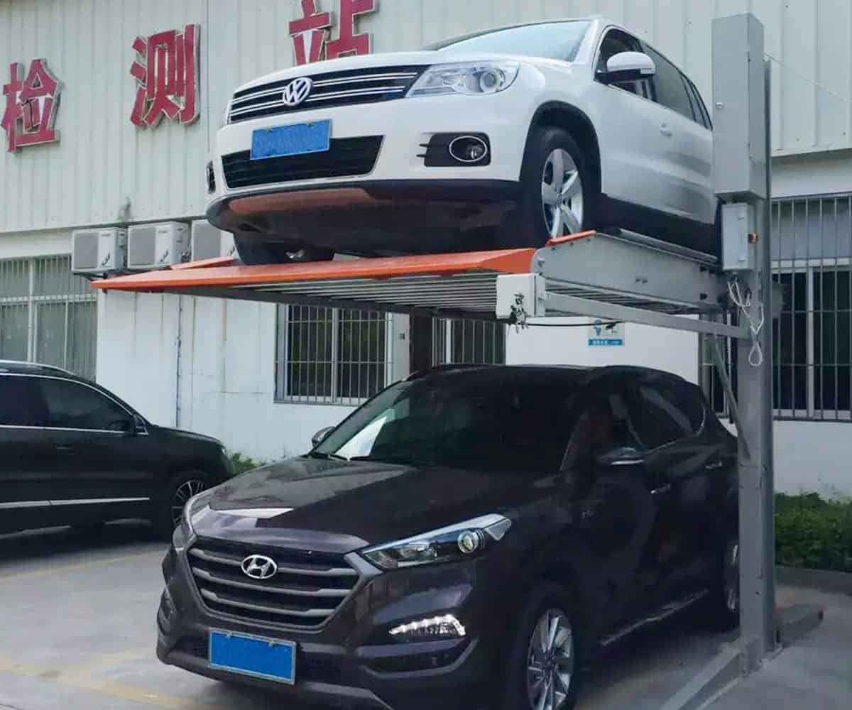 綦江四柱式簡易升降立體停車設備