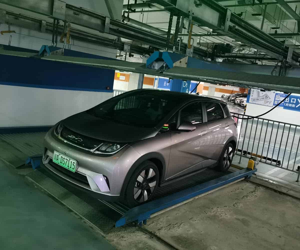 江津單列二層升降橫移式立體停車設(shè)備
