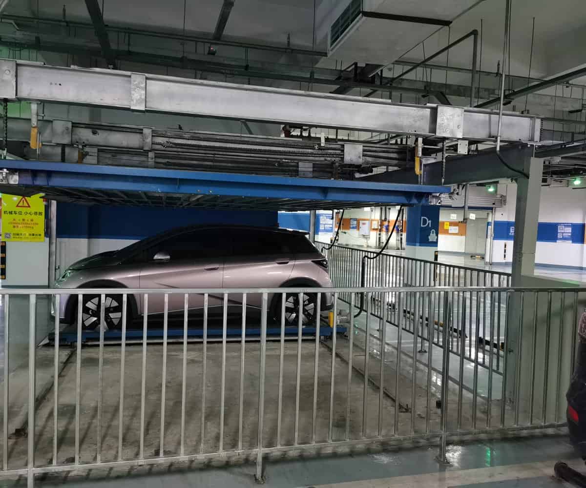 銅梁升降橫移類機械停車庫